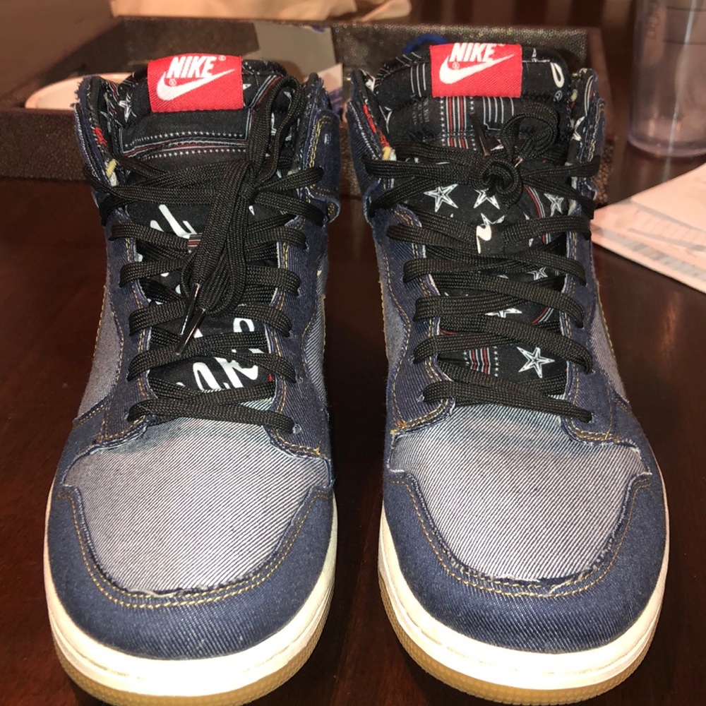 Nike dunk high cmft denim
